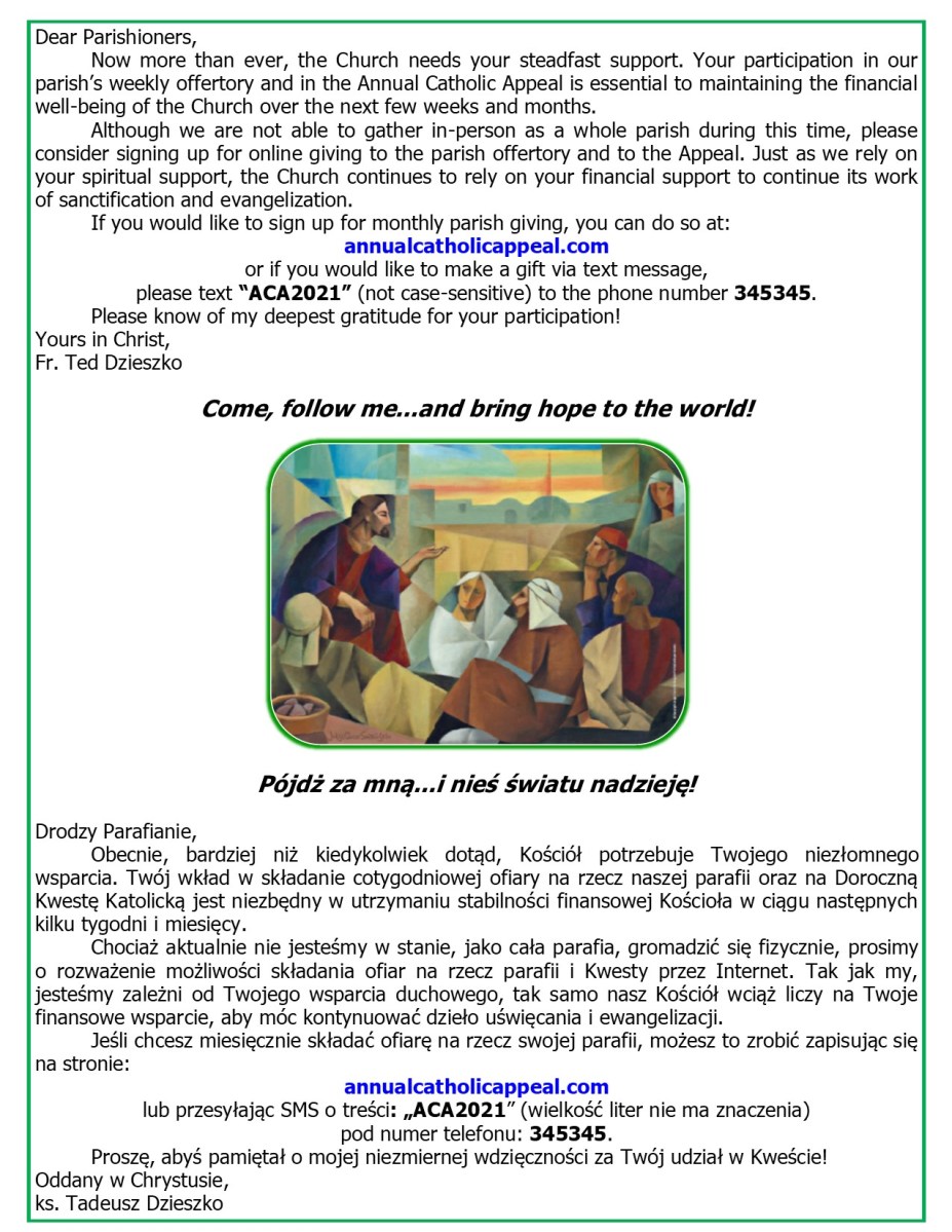 2021 Annual Catholic Appeal